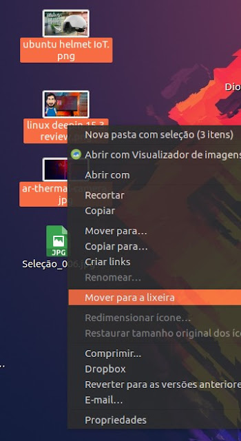 Ubuntu menus de contexto transparente Ubuntu menus de contexto transparente