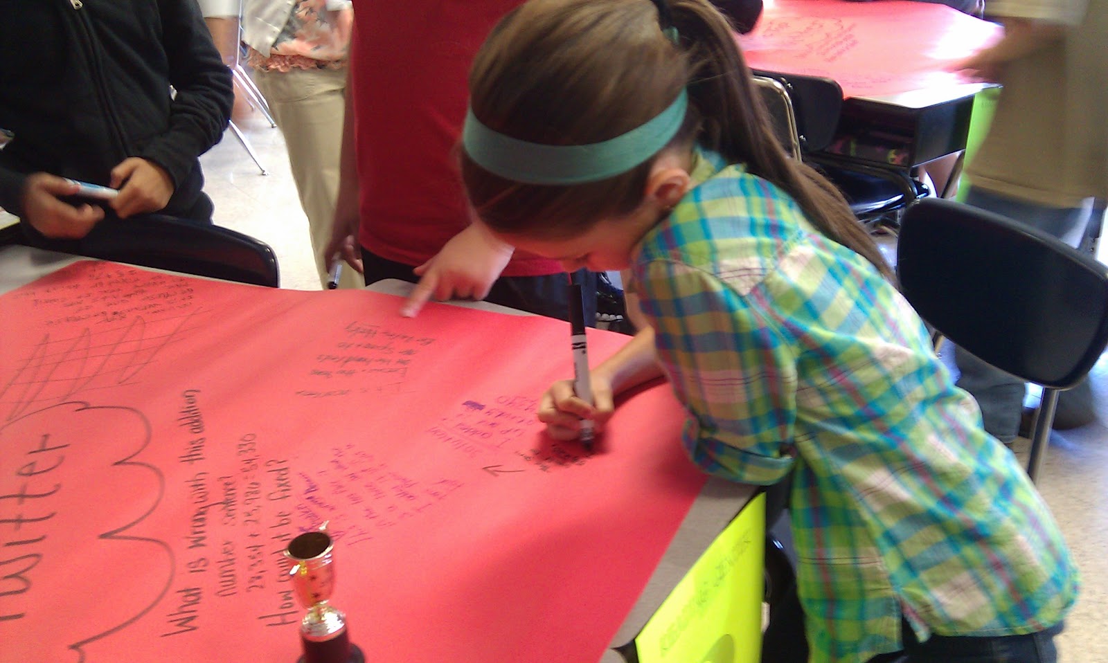 Ms. Kassie's 4th Grade Class Table Top Twitter