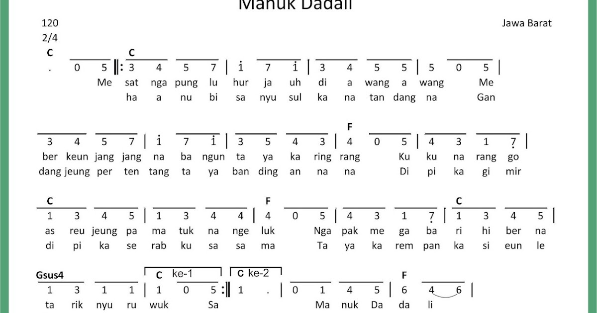 Lirik Lagu Manuk Dadali Peatix Lirik Lagu Manuk Dadali Peatix