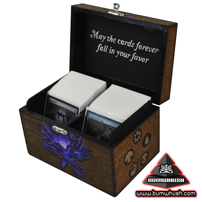 Bumwhush Custom Magic the Gathering "Black Lotus" Deck Box