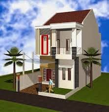 9 Contoh Denah Rumah Minimalis 2 Lantai Type 60 Dengan Gambarnya