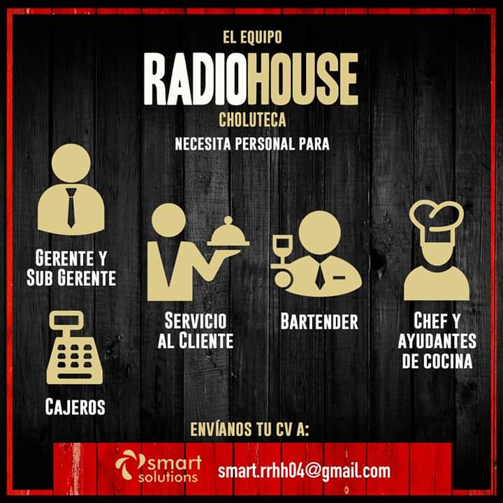 Radio House necesita personal Choluteca