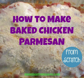 Baked Chicken Parmesan Recipe from scratch