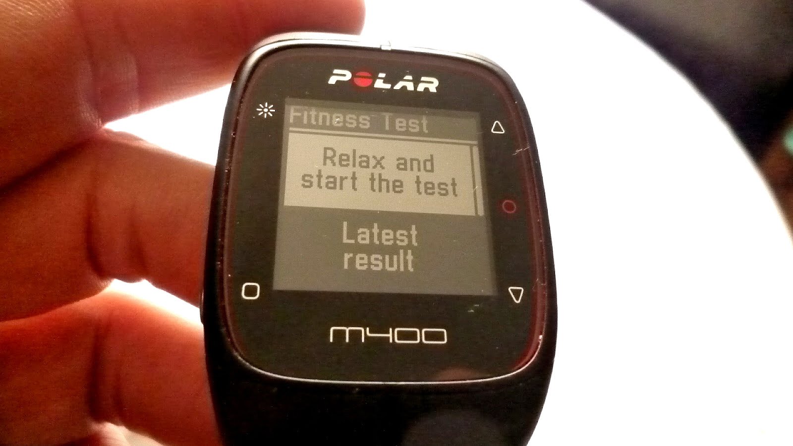 Polar Fitness Test Fit Choices