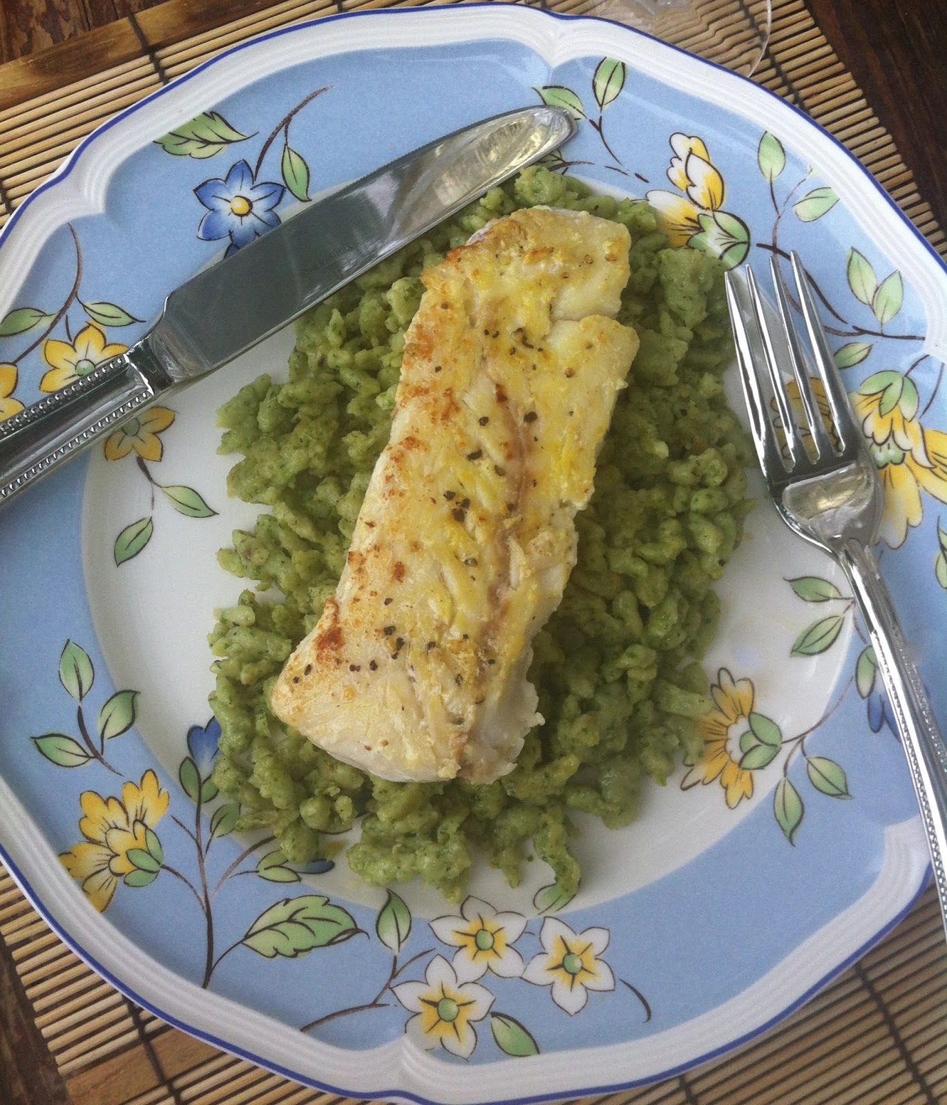 simply sweet justice: Fava Bean Kale Spaetzle