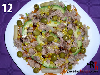 Recetas de cocina: Ensalada mediterránea - Paso 12