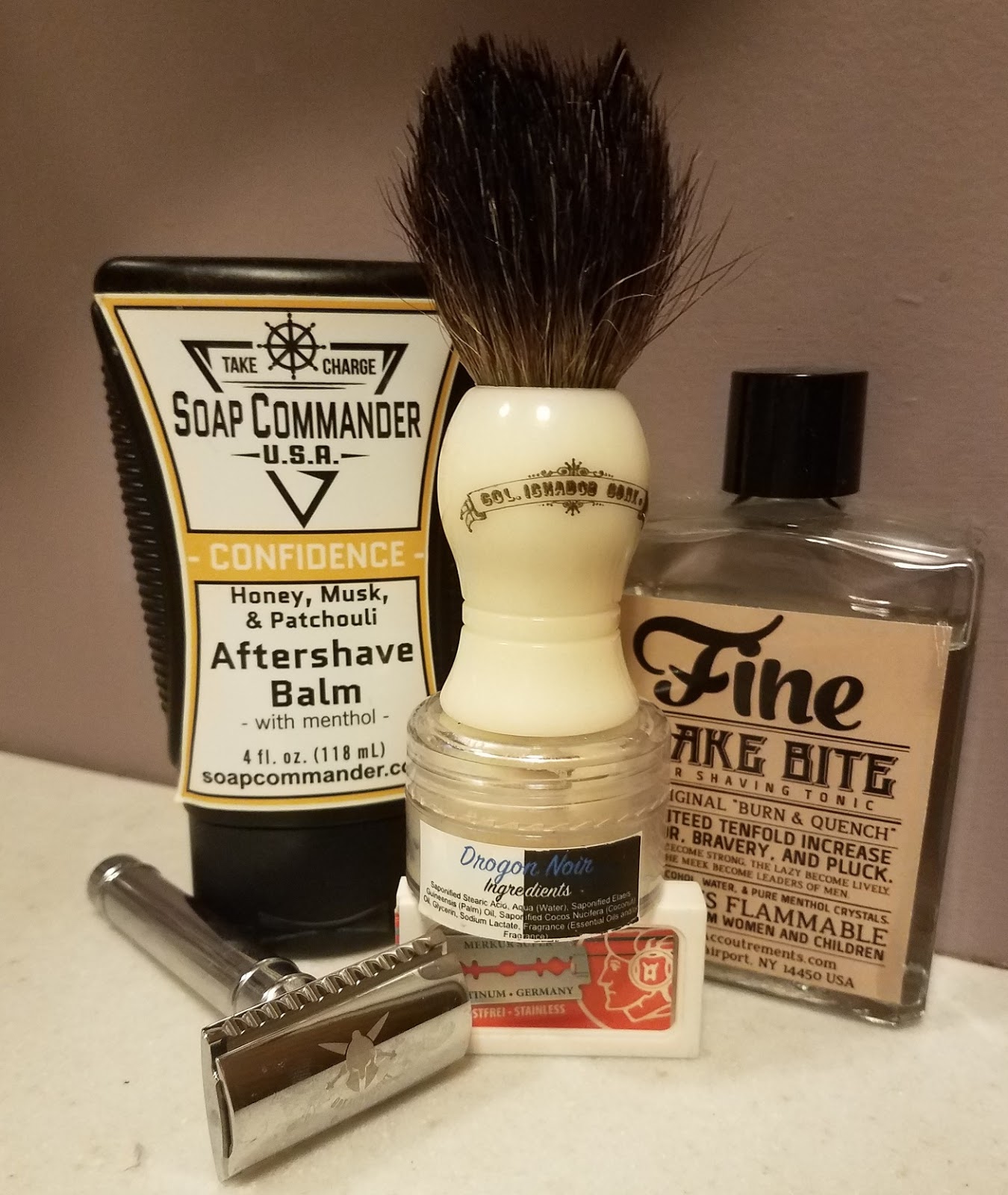 Soap Commander Confidence Shave Soap and Aftershave Balm