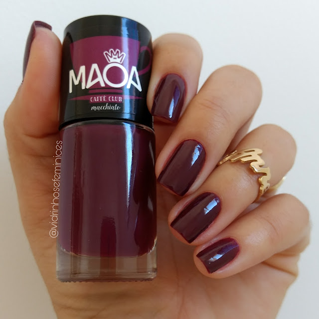 Macchiato Maoa Cosméticos Swatches Coleção Caffè Club - Maoa Cosméticos