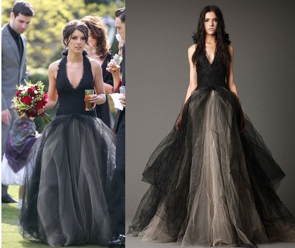 vestito nero al matrimonio