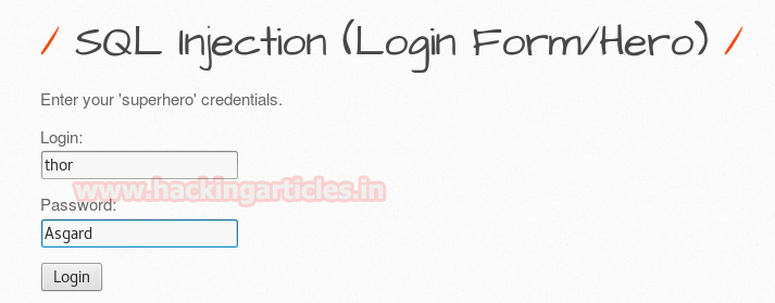 sql form