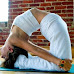 Laghu Vajrasana - Thunderbolt Yoga pose