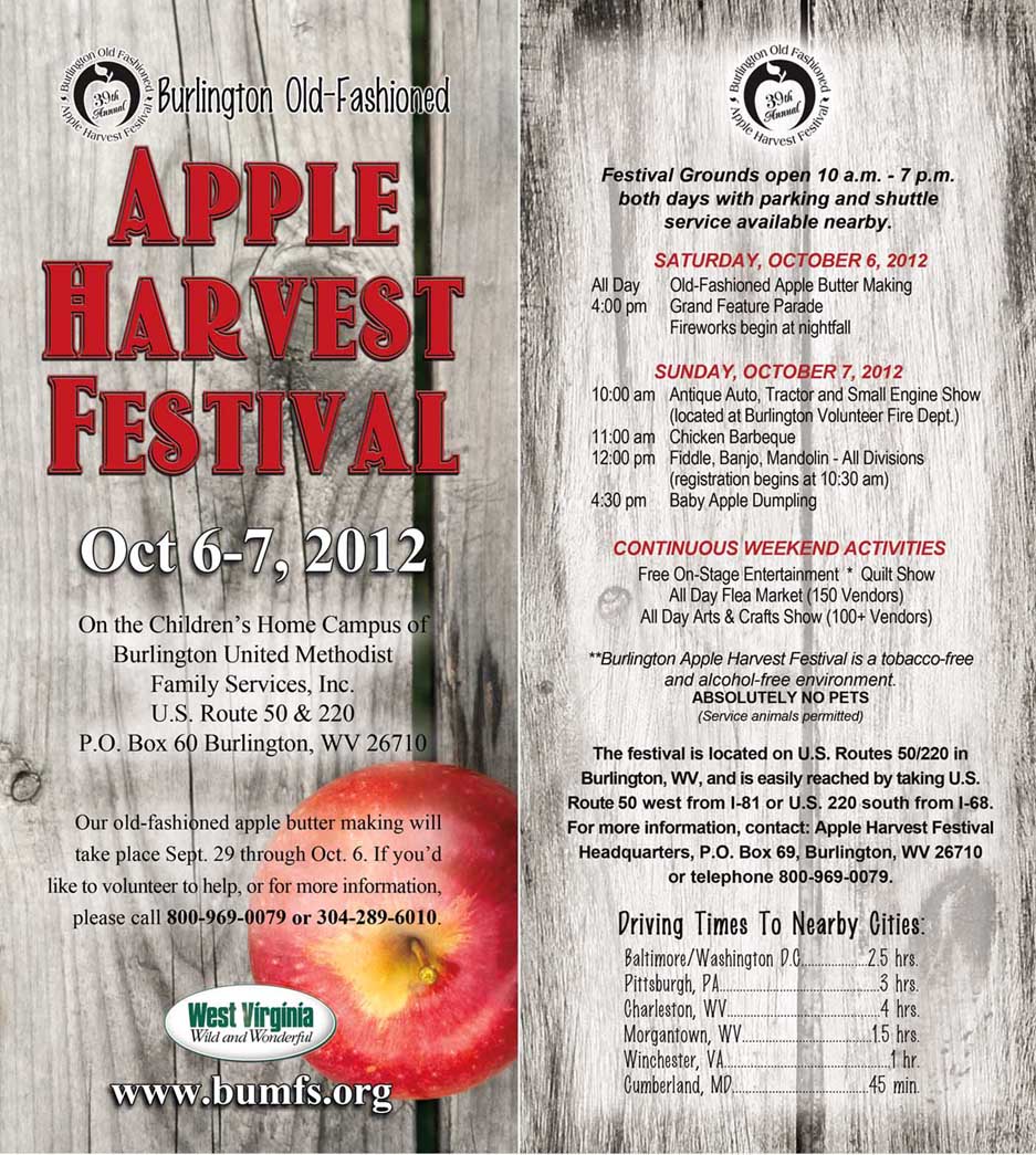 Cre8tive Papier Apple Harvest Festival, Burlington, WV