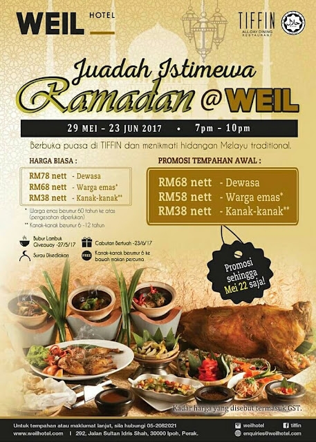 Senarai Buffet Ramadhan 2017 Di Ipoh, Perak 