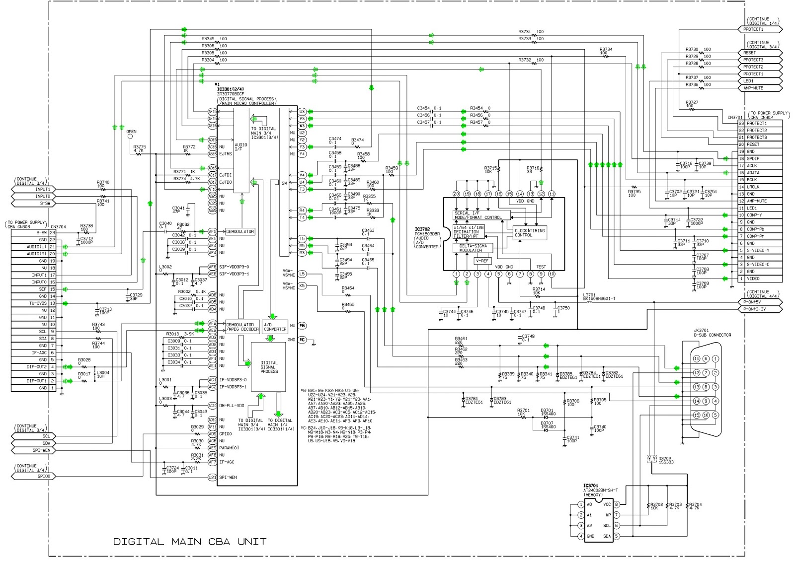 Crt Tv Circuit Board Diagram