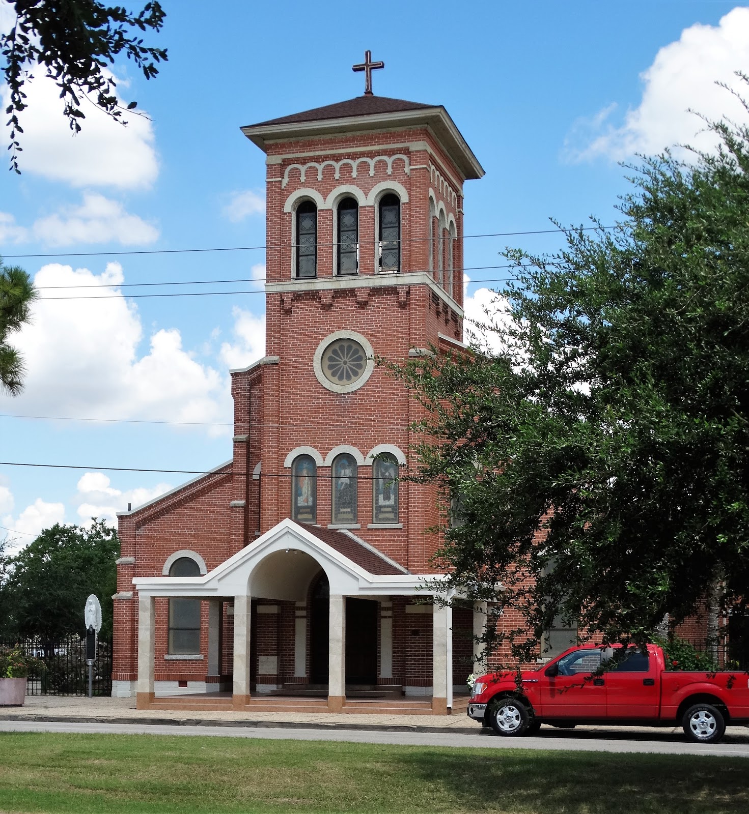 Houston in Pics Historic Catholic Church on Navigation Boulevard at Je