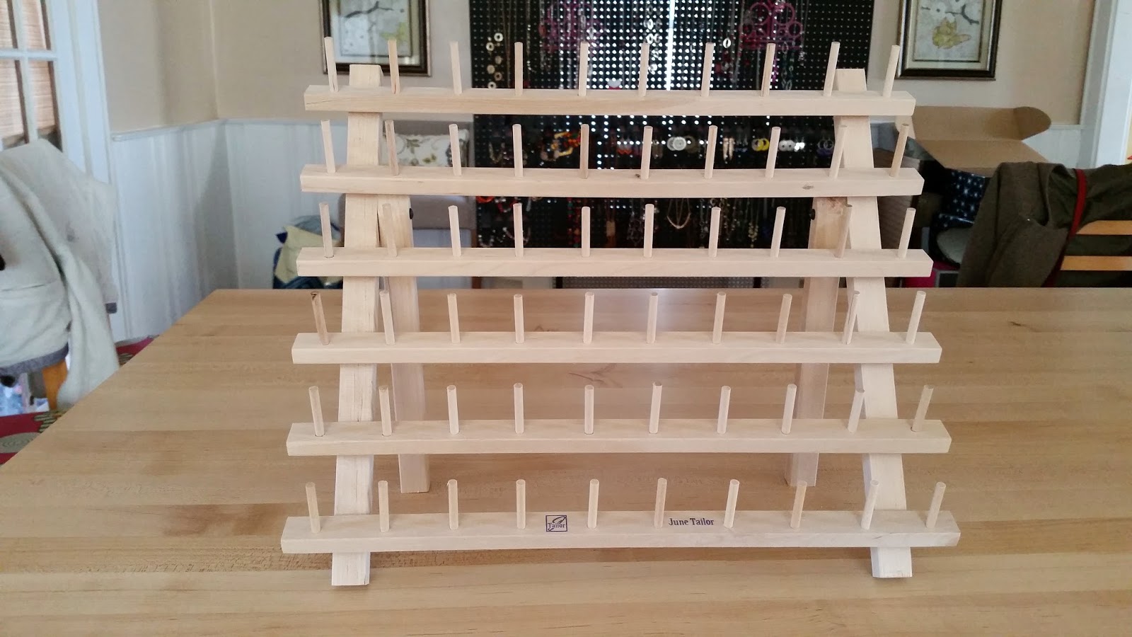 Myra made this ring display ideas for your jewelry shows