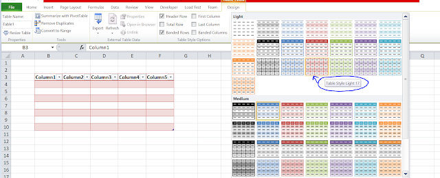 Create Excel File and Apply Table Style Using Open Xml in C# .Net