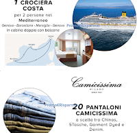Concorso ''Vinci con Camicissima'': 360 buoni acquisto e 18 crociere nel Mediterraneo Logo Concorso ''Vinci con Camicissima'': 360 buoni acquisto e 18 crociere nel Mediterraneo