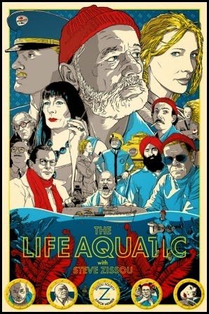 Bello póster de Joshua Budich para Life Aquatic