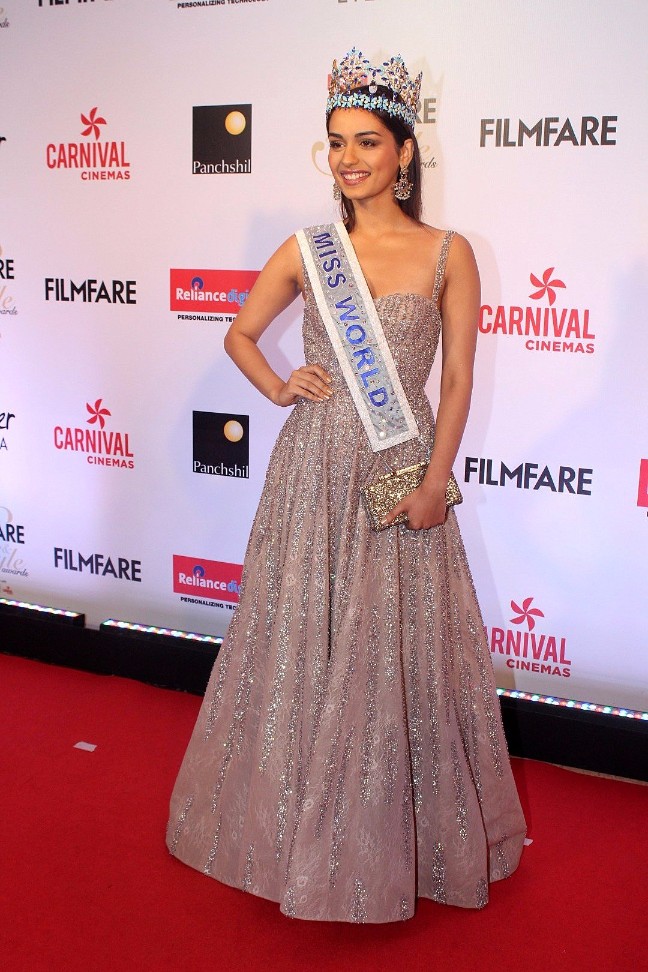 Miss World Manushi Chhillar at Filmfare Glamour And Style Awards 2017 Miss World Manushi Chhillar at Filmfare Glamour And Style Awards 2017