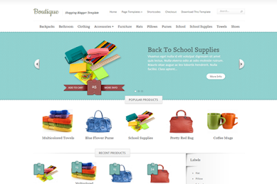 Boutique - Responsive Online Store Blogger Template