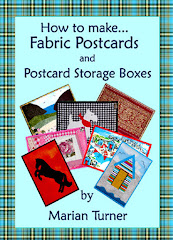 And eBook number 3 - How to Make Fabric Postcards & Postcard Storage Boxes