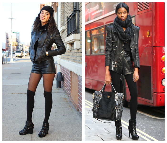 Short Con Medias Y Botines 2025