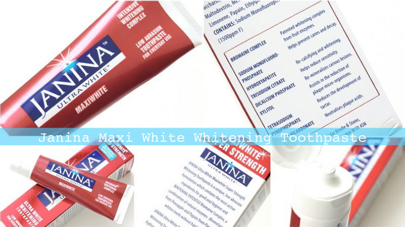 Review: Janina Ultra-White Toothpaste