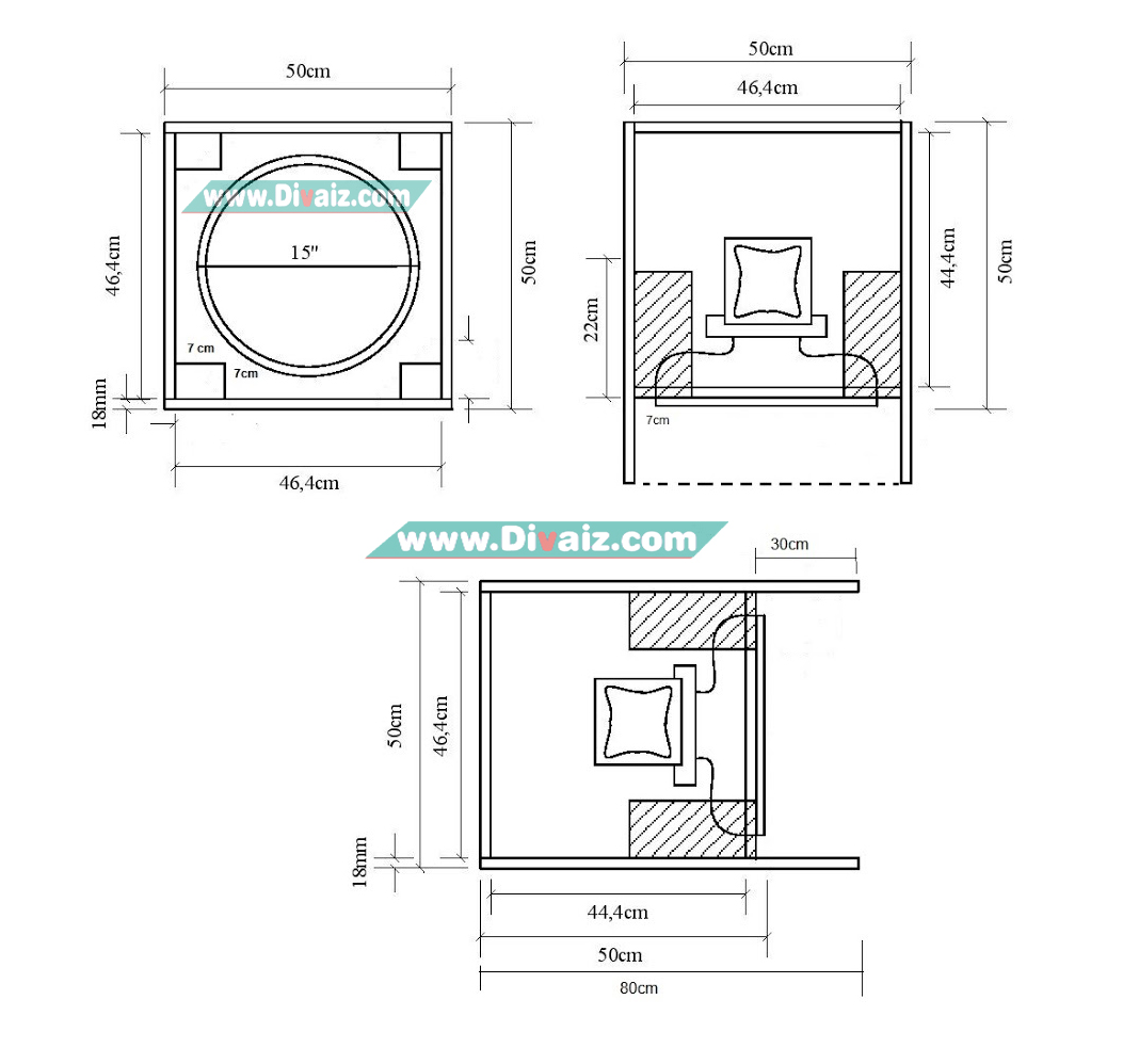box speaker planar horn