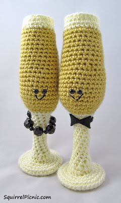 http://squirrelpicnic.com/2013/12/20/monsieur-and-madame-champagne-crochet-pattern/