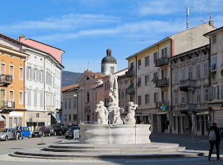 The Piazza della Vittoria in the centre of Gorizia