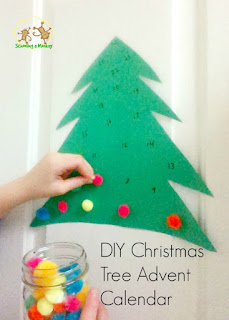 http://www.schoolingamonkey.com/christmas-tree-advent-calendar/