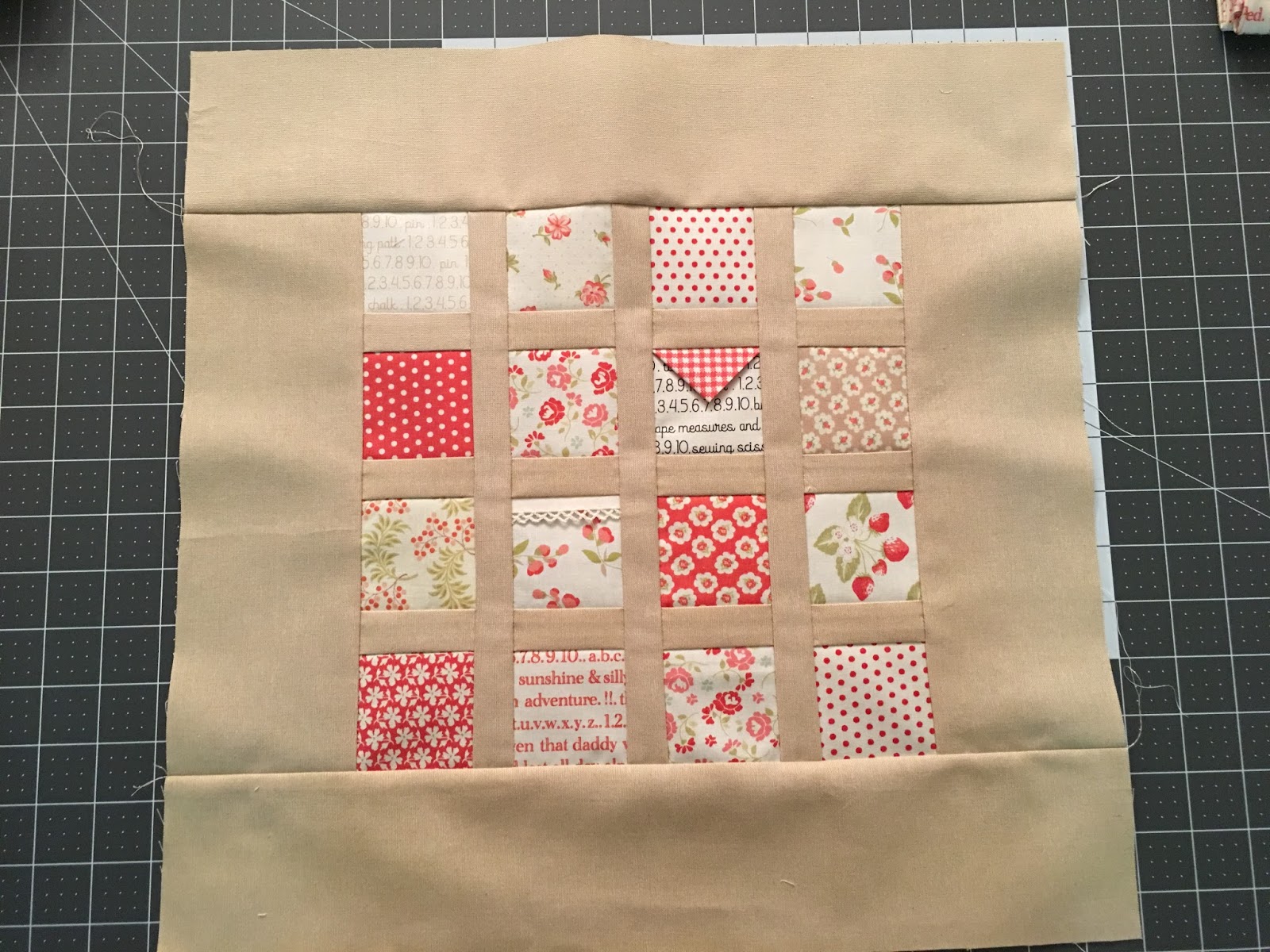 Carried Away Quilting Loves Notes Pillow a free tutorial