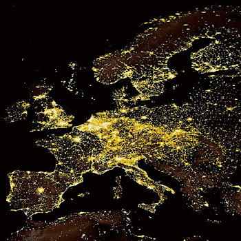 Europa desde el satélite