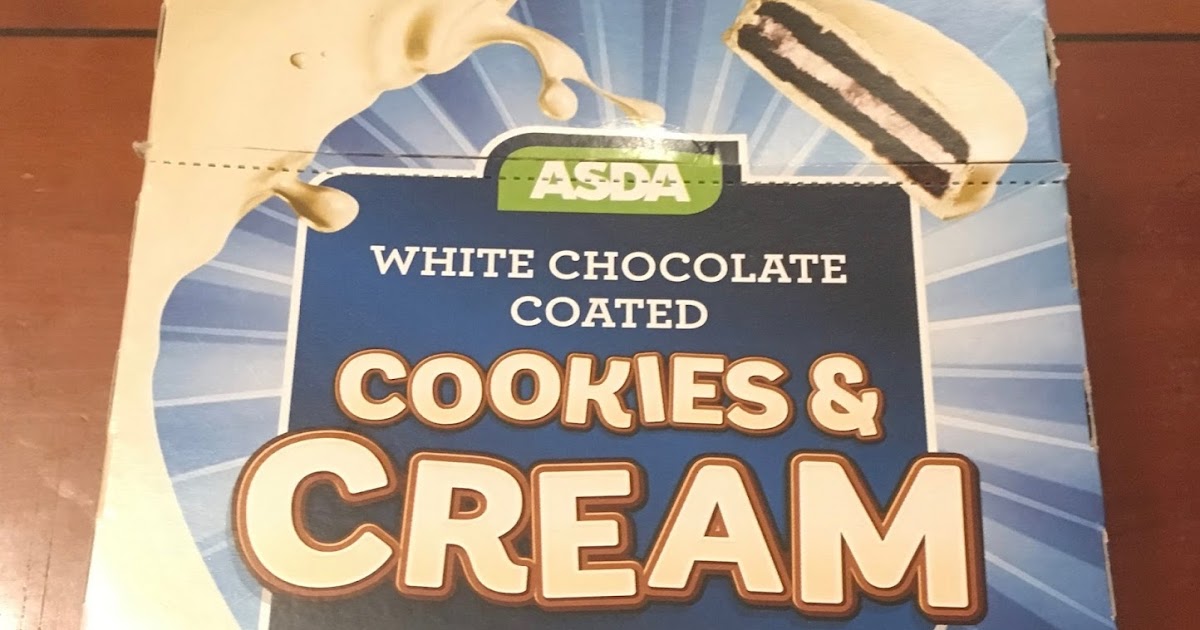 FOODSTUFF FINDS White Chocolate Coated Cookies and Cream (Asda) By
