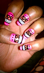 nails nail tribal colorful makeup inspired found gotta outcome decided give try very