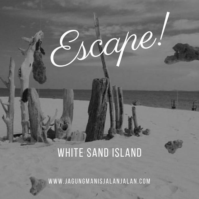 dithography pulau beralas pasir, white sand island, bintan, indonesia