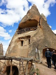 Visited a family where the man was born in this ´Flintstone House´