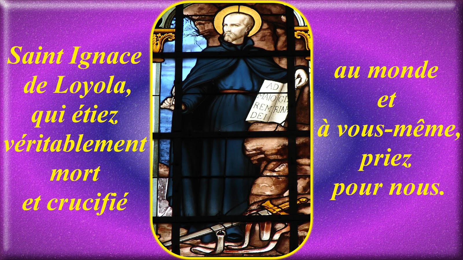 Montfort AJPM LITANIES de SAINT IGNACE de LOYOLA & "ÂME du CHRIST"