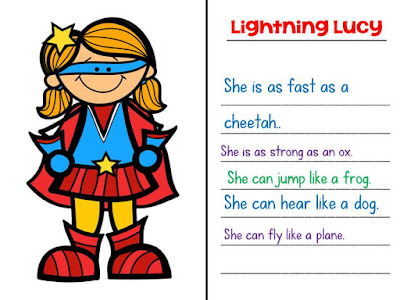 Superhero Similes: Figurative Language Fun - SSSTeaching