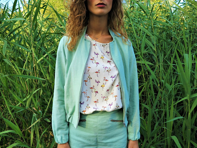 Ensemble blossom mentholé vermine et hiolaine