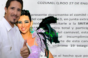 ¡Qué vergüenza Lito!; obligan a candidata a Reina a firmar renuncia al discriminatorio Carnaval de Cozumel; le prohíben participar en las fiestas; alcalde se lava las manos, “no me quiso escuchar”, acusa Melina
