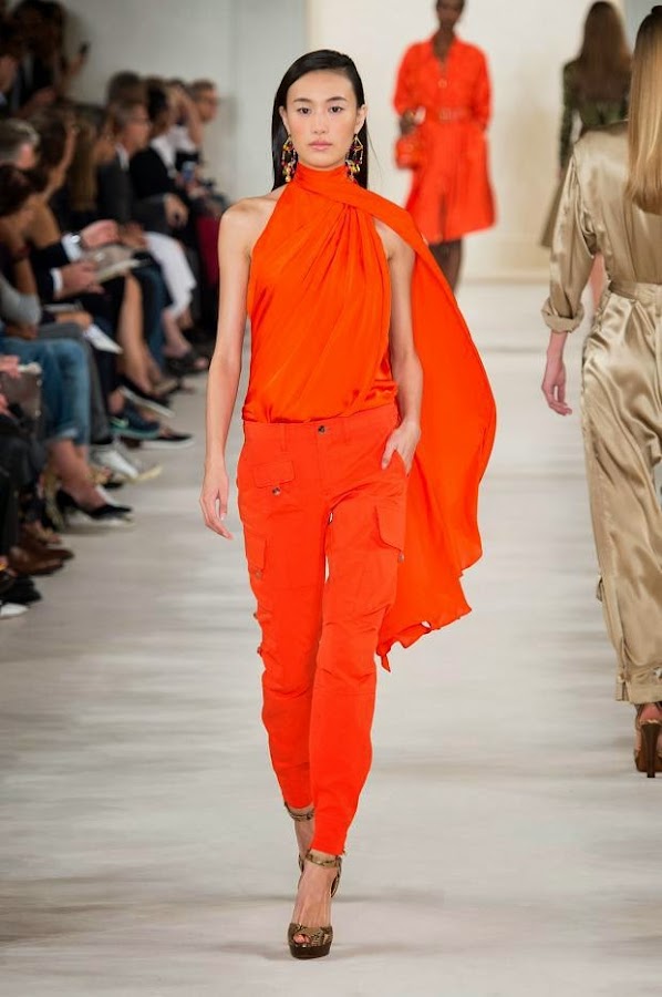 Tendencias moda primavera verano color naranja