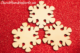 Blank Wooden Snowflake Ornaments For Sale