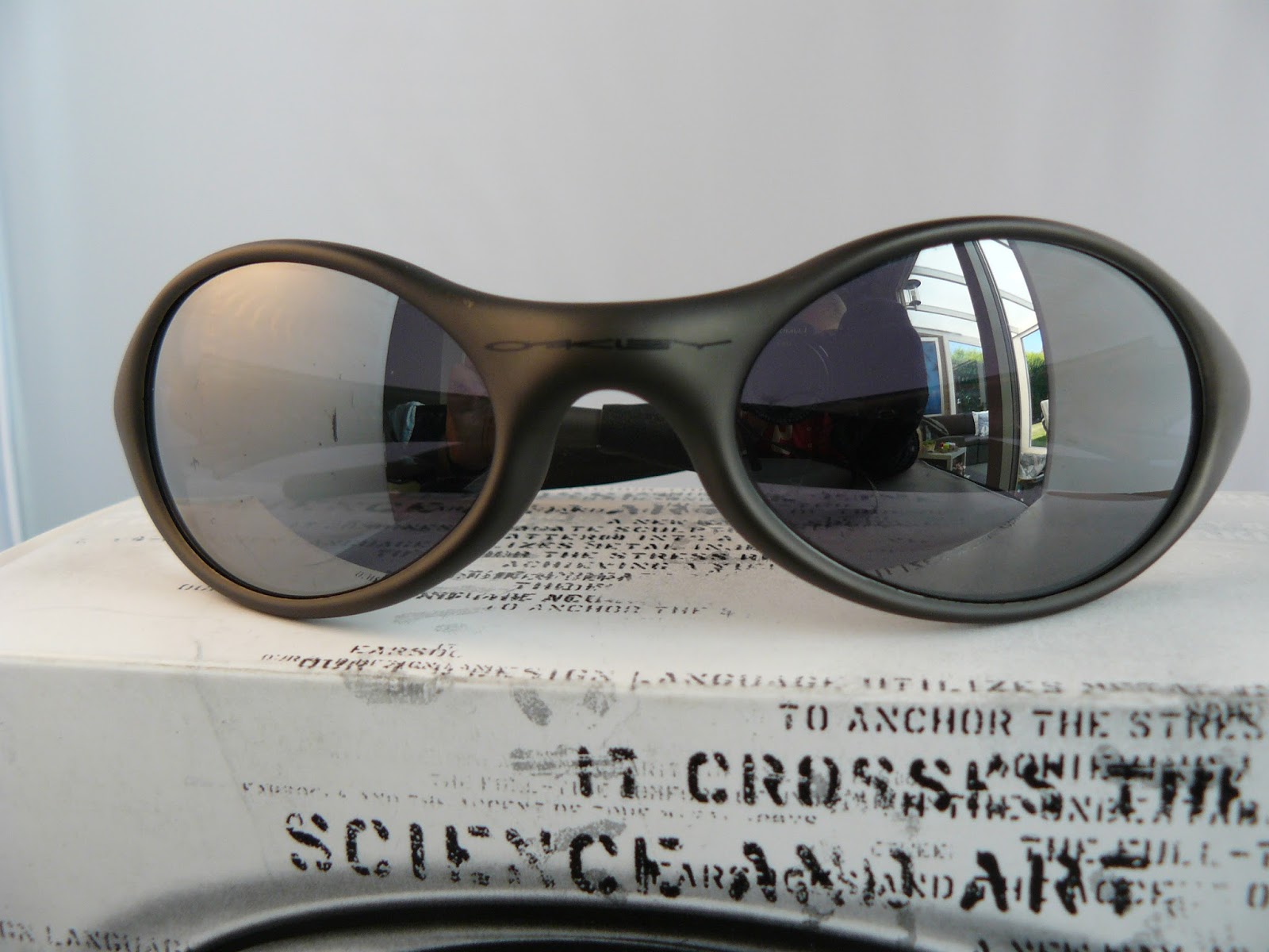 Oakleyforsale Oakley Eye Jacket, FMJ 45mm, Black Iridium