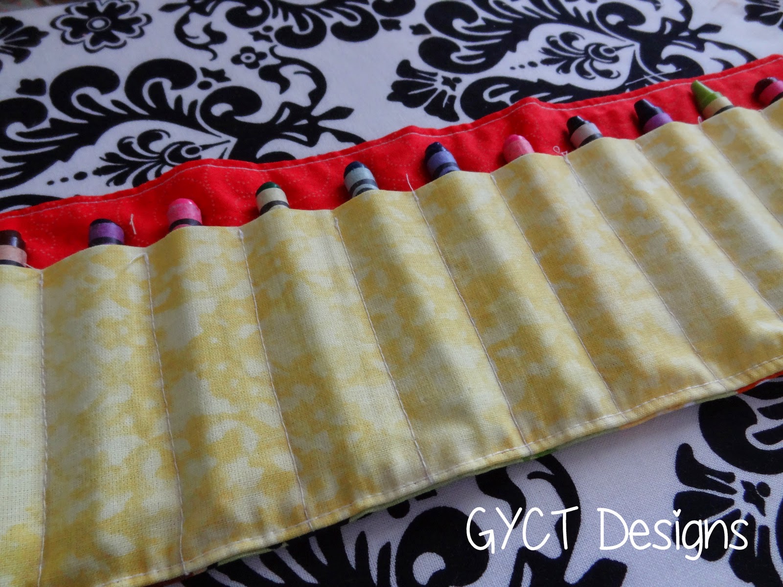 Fabric Crayon Holder and Roll Tutorial Sew Simple Home