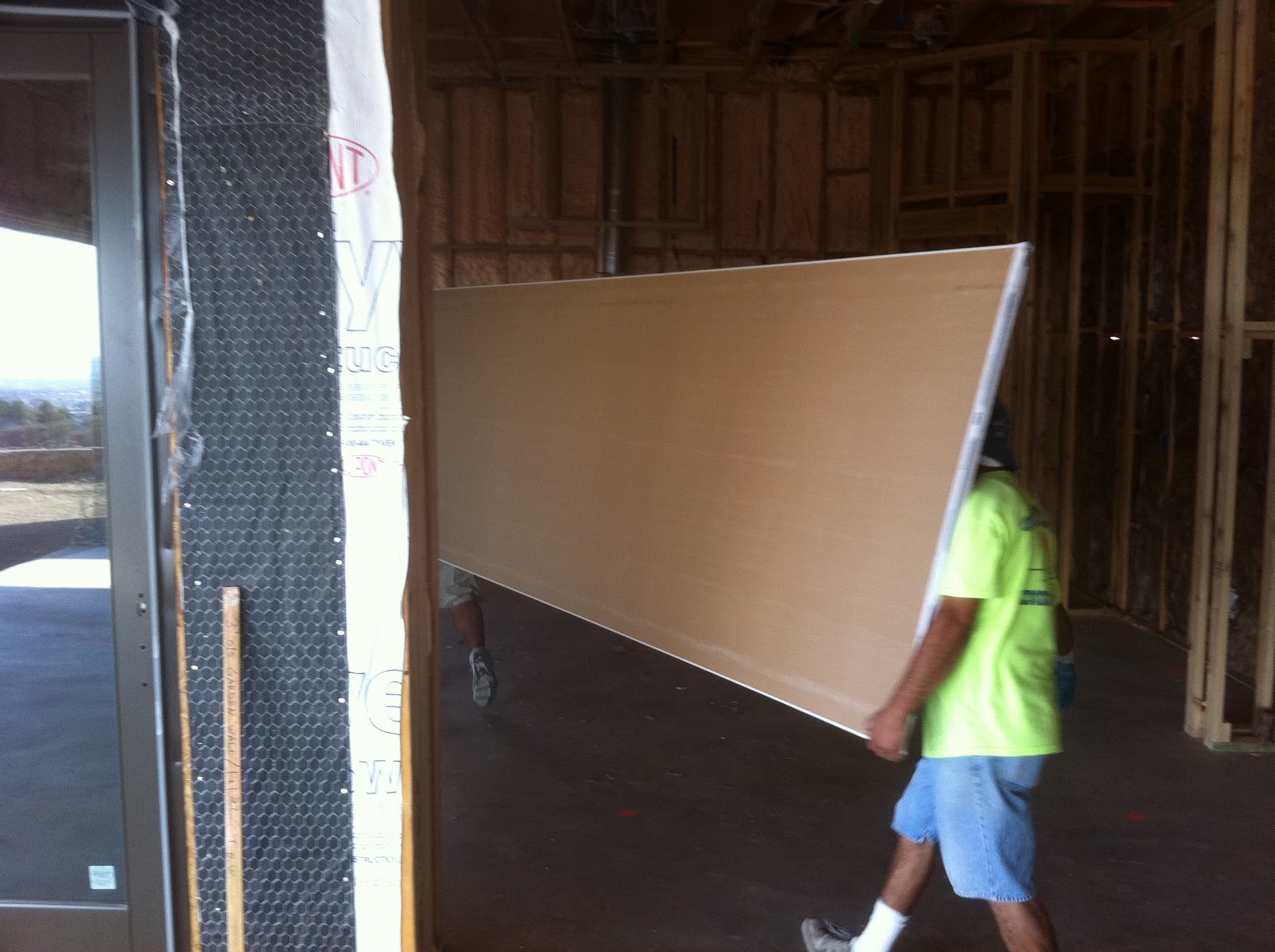 Stockton Residence: Sound Insulation and Sheetrock