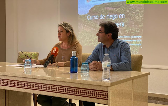 La Palma aborda los métodos para optimizar el riego en las plataneras de la isla