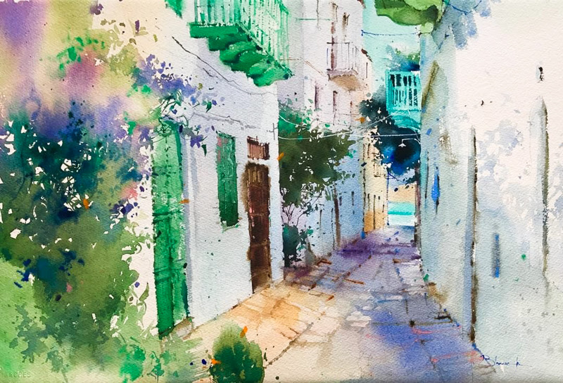 Beautiful Watercolor Paintings by Blanca Alvarez from Malaga, Spain.