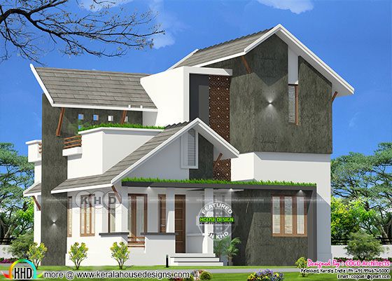 1160 sq-ft ₹18 lakhs mixed roof home
